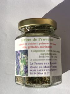 Bocal d'herbes de Provence nature