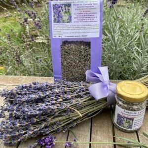 Fleurs de Lavande pour la cuisine & Herbes de Provence avec de La Fleur de Lavande