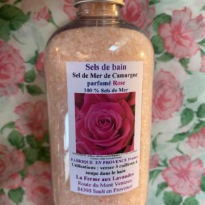 Sel de Bain Parfum Rose (photo non contractuelle)