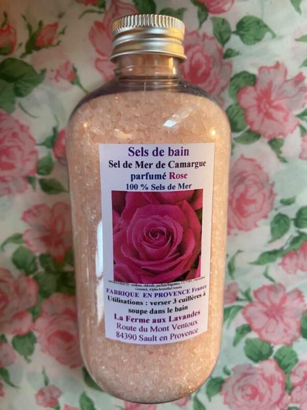 Sel de Bain Parfum Rose (photo non contractuelle)